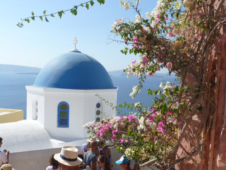 Santorini in de zomer